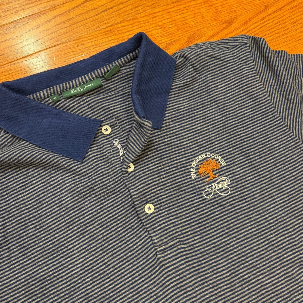 Bobby Jones The Ocean Course Kiawah Golf Polo Shirt Mens XL Peruvian Pima Cotton